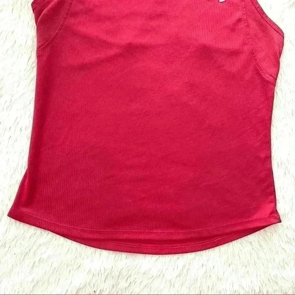 UnderArmour Fushia Lightweight Running Racerback Athletic Tank Top Size S - Picture 4 of 9
